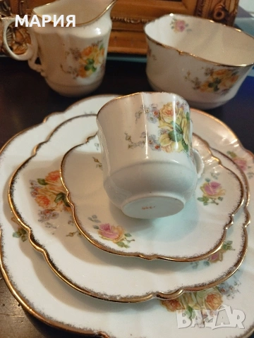 Изключителен антикварен английски сет 1820г, снимка 3 - Антикварни и старинни предмети - 53558731