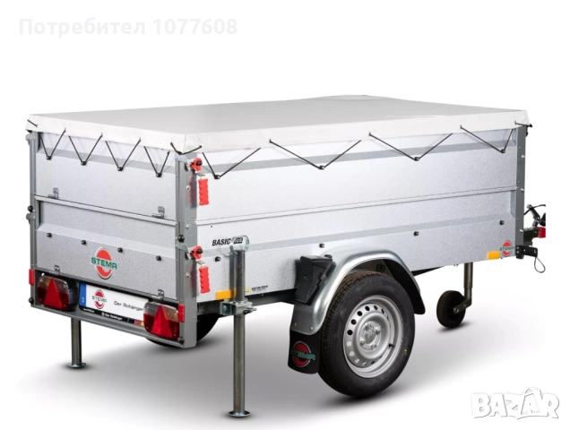 🇩🇪Чисто ново туристическо ремарке STEMA BASIC PLUS с общо допустимата максимална маса до 750кг 🇩🇪, снимка 3 - Ремаркета - 52161753