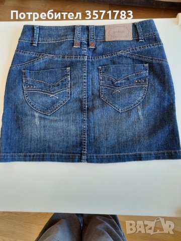 Дънкова пола Promod нова , снимка 4 - Поли - 39333345