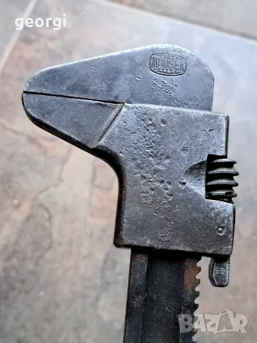 стар немски раздвижен ключ Mauser  WWI   WWII , снимка 5 - Колекции - 48857754
