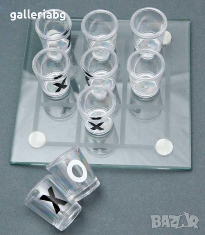 Стъклен морски шах "за напиване", снимка 2 - Шах и табла - 40032621