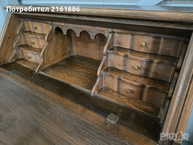 Дъбово писалище , снимка 5 - Шкафове - 52790981