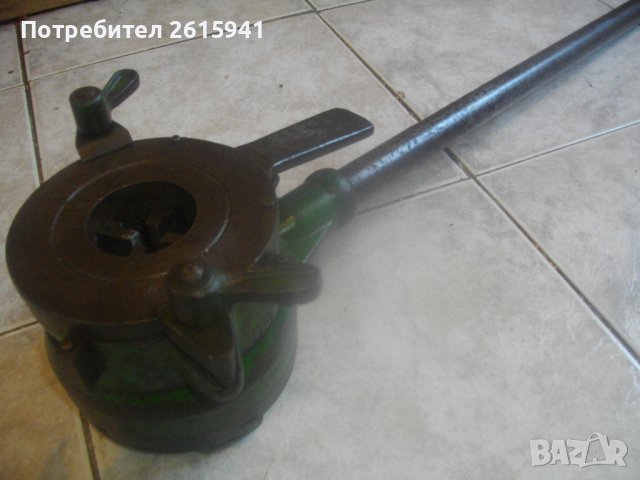 1/4-1 1/4 Цол Водпроводна Плашка За Направа На Резби На Тръби-Старо Качество-Немска-ALARM-Винтонарез, снимка 2 - Други инструменти - 42115743