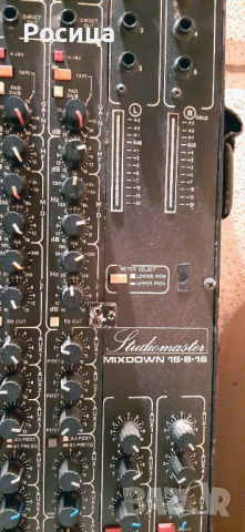 Мишпулт Studiomaster Mixdown 16х8х16 с параметрици, снимка 3 - Ресийвъри, усилватели, смесителни пултове - 44916421