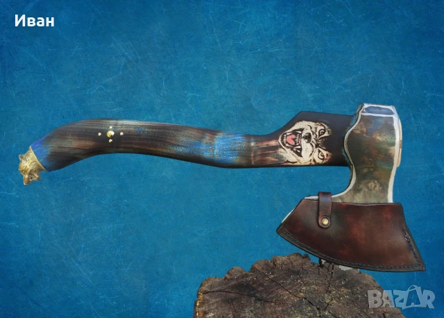 Брадва вълк топор секира томахавка , снимка 8 - Екипировка - 50576349