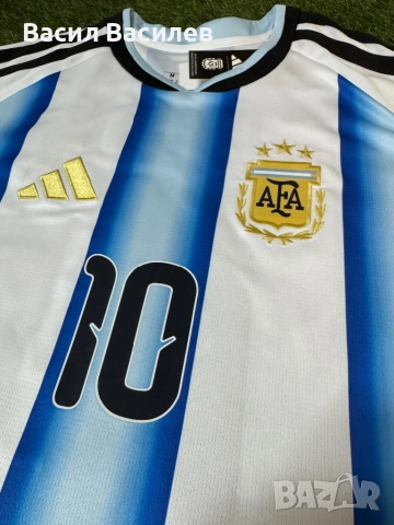 Фланелка на Аржентина с Меси, снимка 3 - Футбол - 52849093