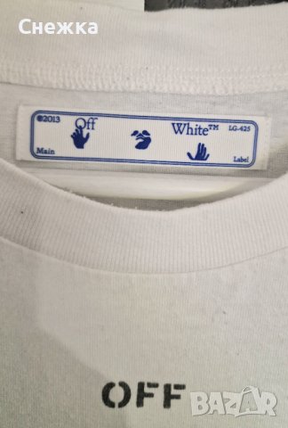 Оригинална тениска Off White, снимка 3 - Тениски - 41422740