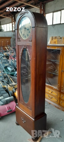 Антикварен паркетен часовник-GUSTAV BECKER, снимка 2 - Антикварни и старинни предмети - 52636269