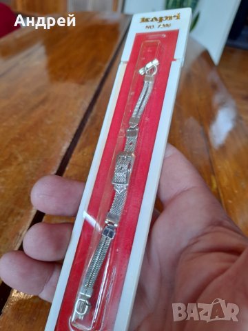 Стара каишка,верижка,ланец за часовник Kapri, снимка 2 - Други ценни предмети - 34242375