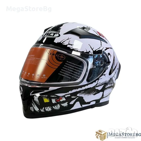 Каска за мотор 108 - размер M - White, снимка 8 - Аксесоари и консумативи - 50526856