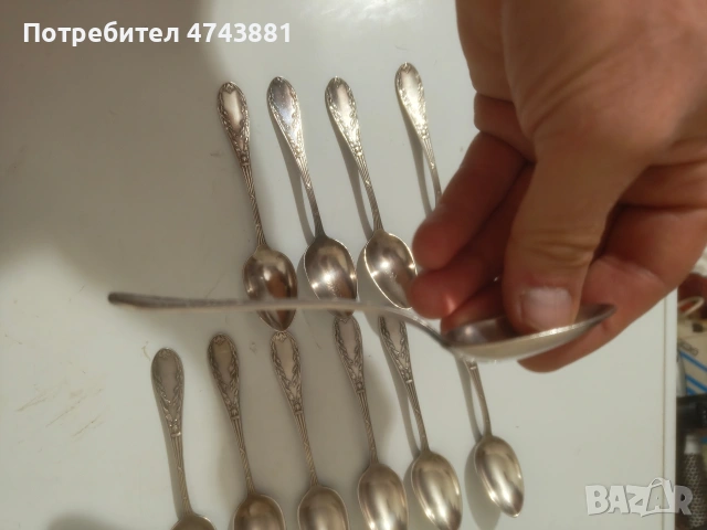 Лъжички посребрени, снимка 2 - Прибори за хранене, готвене и сервиране - 53743864
