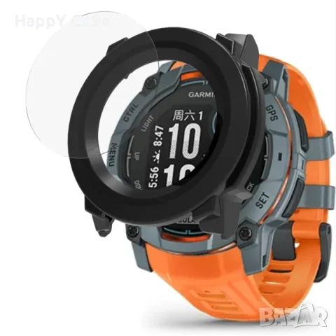 Garmin Instinct 3 45 50 / E 40 / Твърд удароустойчив кейс с протектор, снимка 2 - Смарт часовници - 50188832