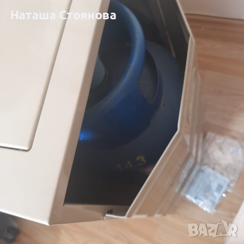 Газова печка с пълна бутилка