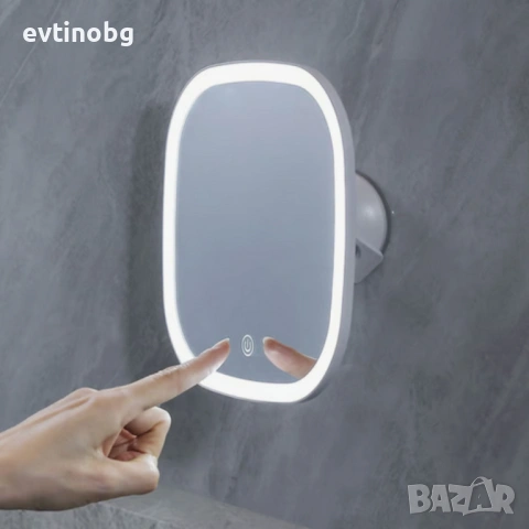 LED козметично огледало за грим Luigi Ferrero FR- 805M 20x20 cm, снимка 4 - Други - 53776578