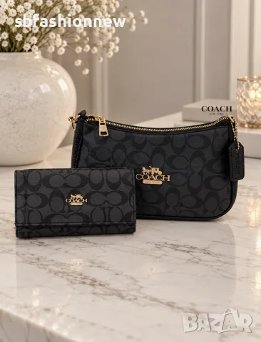 Coach чанта и портмоне