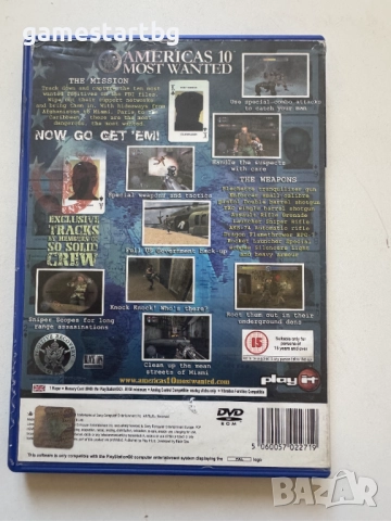 America's 10 Most Wanted за PS2, снимка 2 - Игри за PlayStation - 51758009