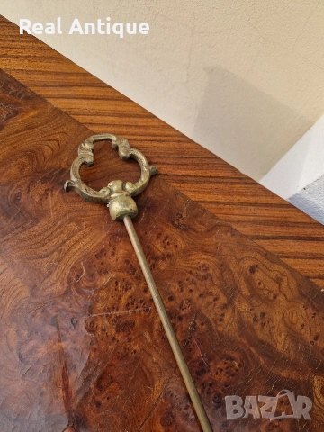 Голяма антикварна английска бронзова обувалка , снимка 4 - Антикварни и старинни предмети - 52648358