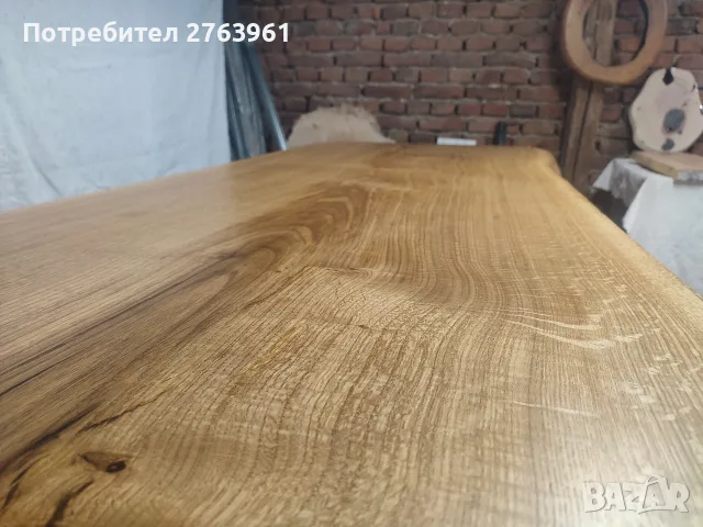 Дървен плот за маса от дъб, снимка 10 - Маси - 56108905