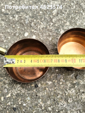 Медни чашки, снимка 2 - Антикварни и старинни предмети - 53859187