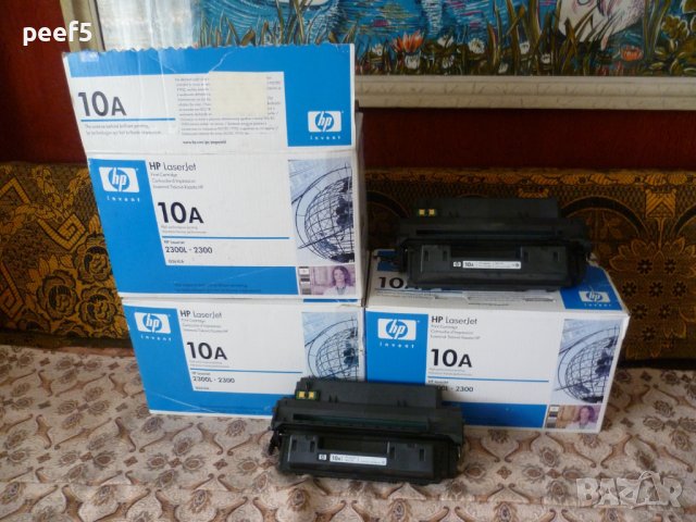Използвани оригинални тонер касети 10a HP Laserjet 2300L - 2300, снимка 1 - Принтери, копири, скенери - 44499109