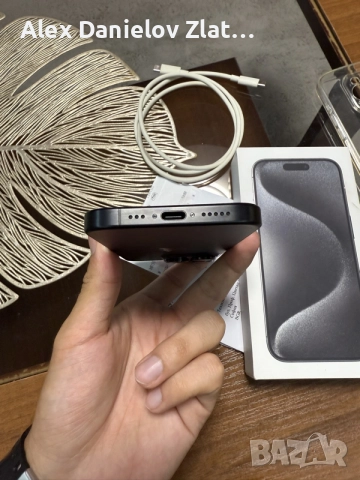 Iphone 15 Pro 128GB Отключен, снимка 12 - Apple iPhone - 55906679