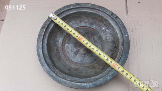 възрожденски кован бакърен сахън, купа, снимка 10 - Антикварни и старинни предмети - 40518669