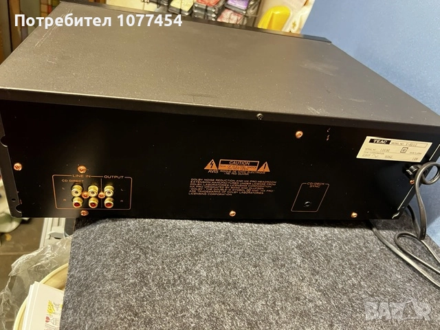 Дек TEAC V-5010 с дистанционно и сервизни книжки, снимка 5 - Декове - 55715296
