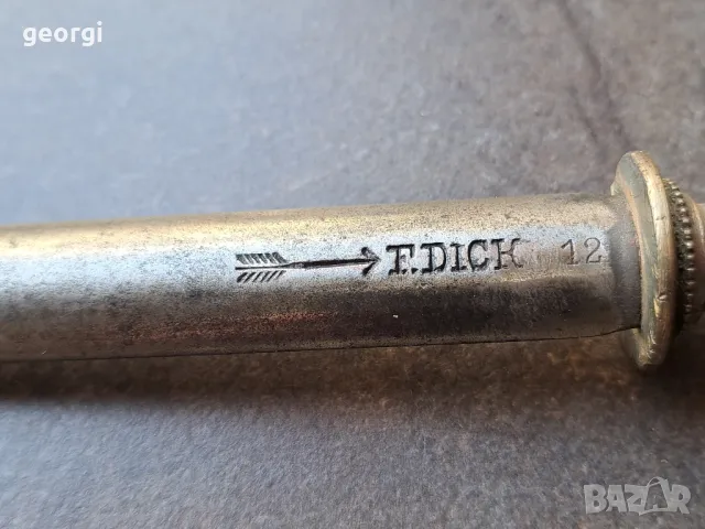 стар немски плосък масат точило за ножове F. Dick    25/4, снимка 2 - Колекции - 50150000