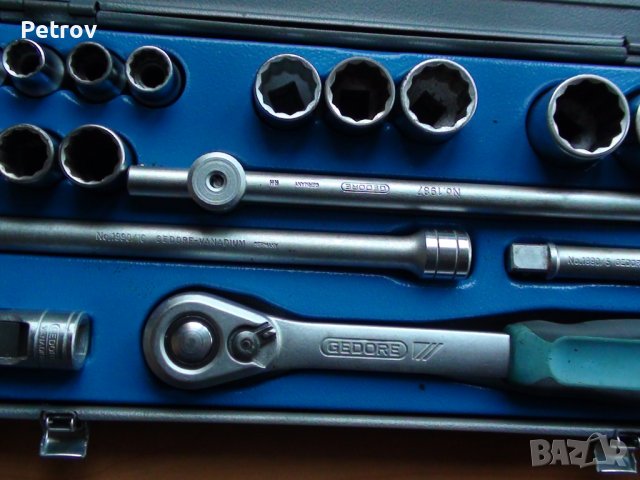 GEDORE - 1/2" PROFI Гедория !! новата версия !! вложки 10 - 32 mm !! ORIGINAL GEDORE GERMANY !!!!!, снимка 3 - Гедорета - 31157166
