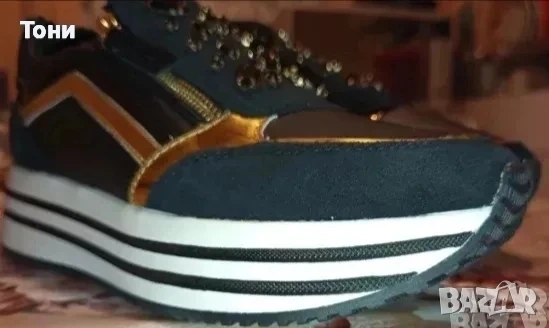  GEOX RESPIRA Оригинал Италиански Дамски Маратонки Изцяло от Естествена Кожа Нови 39, снимка 6 - Маратонки - 53485476