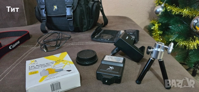 Фотоапарат Canon EOS Rebel T5 и аксесоари, снимка 3 - Фотоапарати - 52929409