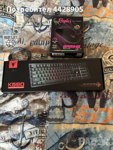Геймърска клавиатура и мишка , снимка 2 - Аксесоари - 53141177