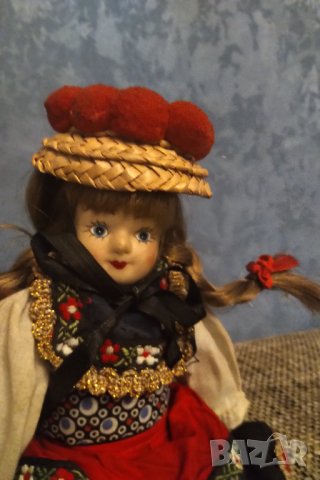 Намалена Ръчно изработена стара колекционерска кукла , снимка 5 - Колекции - 34283300