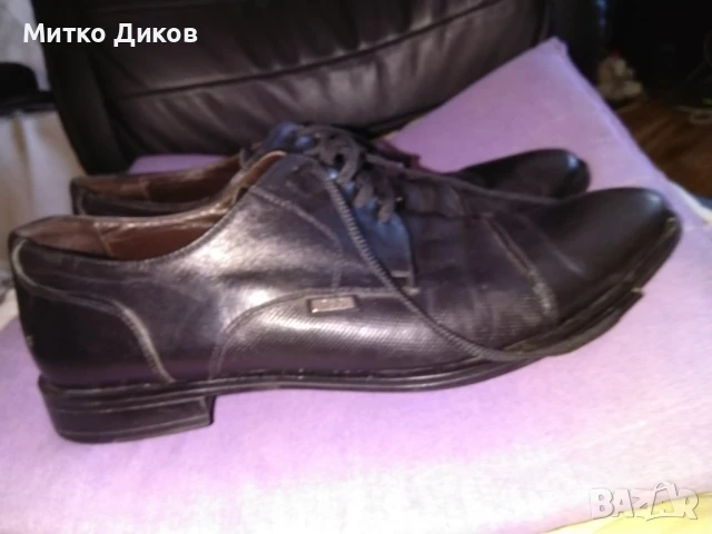 Мъжки маркови обувки като нови естествена кожа тел.бокс Долче Габанна стелка 280мм реален размер №43, снимка 7 - Официални обувки - 51080424