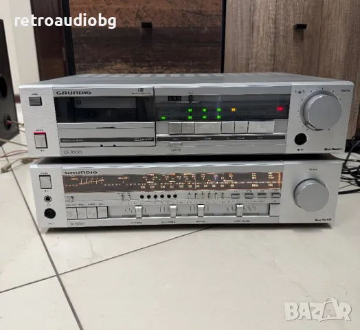 🔊Ретро аудио сет GRUNDIG - ресивър - усилвател с радио и дек🔊, снимка 1