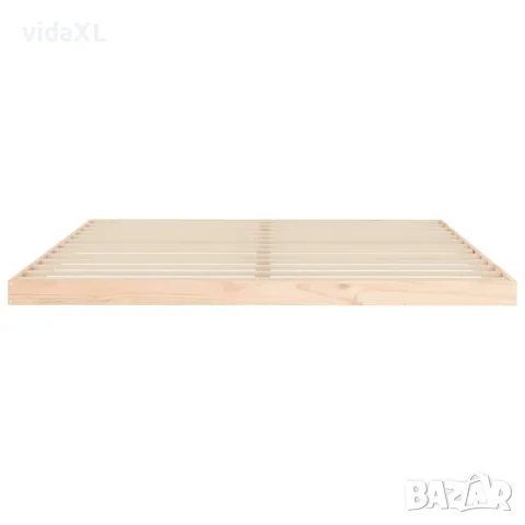 vidaXL Рамка за легло, масивен бор, 180x200 см, Super King, снимка 5 - Спални и легла - 56147948