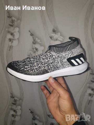 маратонки ADIDAS RAPIDARUN LACELESS KNIT BLACK  номер 39,5-40 , снимка 10 - Маратонки - 26727607