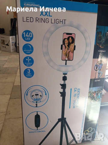 Лампа за селфита Grundig - selfie ring