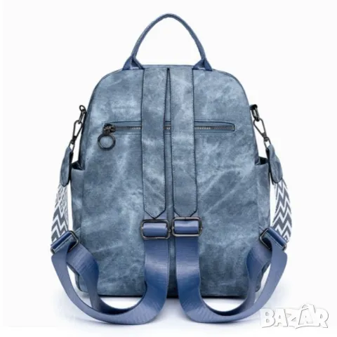 Дамска чанта-раница Karena Black, снимка 8 - Чанти - 47923337