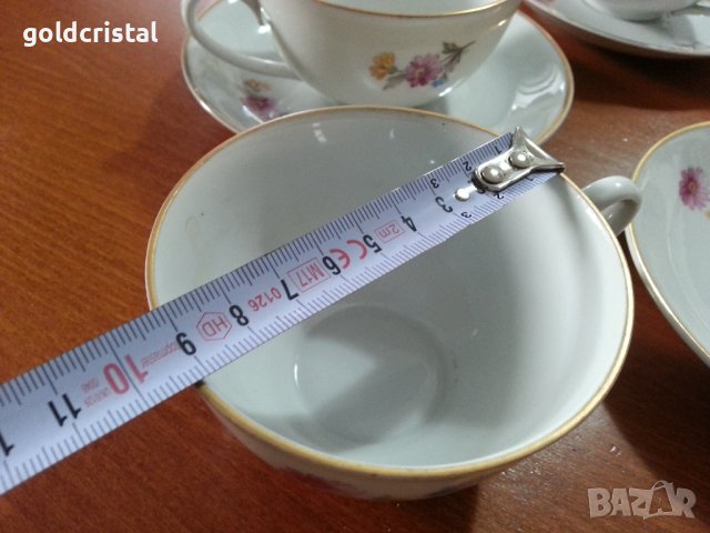 Стар немски порцелан чаши за чай , снимка 8 - Антикварни и старинни предмети - 40551718