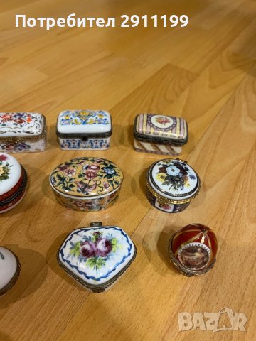 12 порцеланови кутийки, снимка 2 - Декорация за дома - 39731367