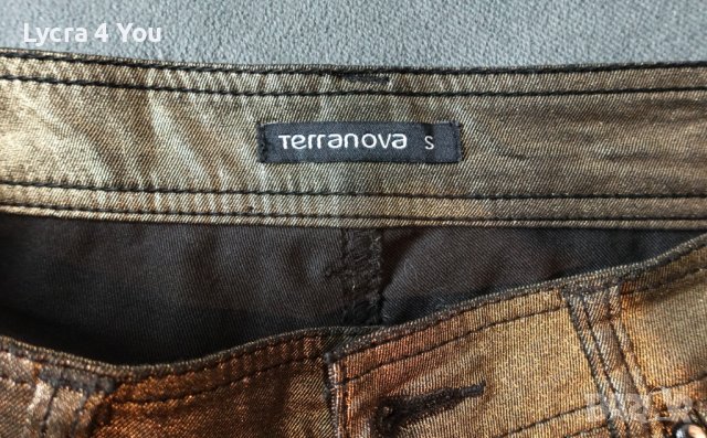 Terranova S/M къси златисти панталонки, снимка 8 - Къси панталони и бермуди - 41730439