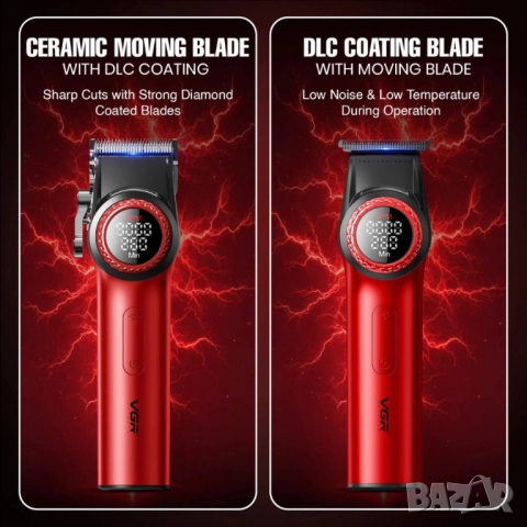 Професионален комплект за бръснене VGR V-001PRO и V-977 – максимална прецизност и мощност в едно