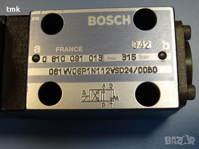 Хидравличен разпределител BOSCH 0810 091 013 directional control valve, снимка 2 - Резервни части за машини - 42364591