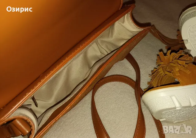 Комплект: чантичка и чисто нови сандали на платформа - ИЗГОДНО!, снимка 7 - Сандали - 48465941