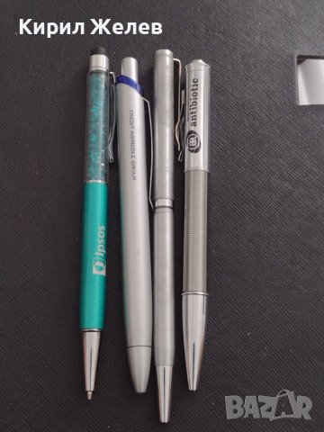 Стари химикалки 4 броя много красив дизайн за КОЛЕКЦИЯ ДЕКОРАЦИЯ БИТОВ КЪТ АРТ ПАНО 38387