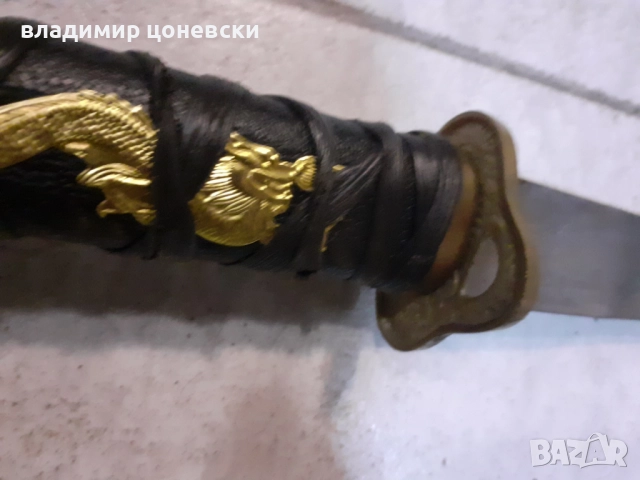 Стар самурайски меч,катана,сабя, снимка 4 - Колекции - 52307052
