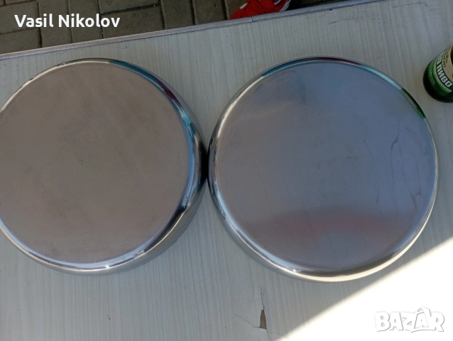 Тава хром Силистра 30см от соца , снимка 2 - Съдове за готвене - 51525005