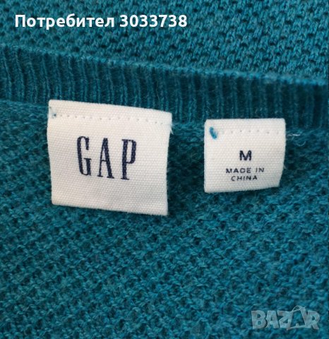 Gap дамски пуловер от вълнена смес M, снимка 3 - Блузи с дълъг ръкав и пуловери - 41921961