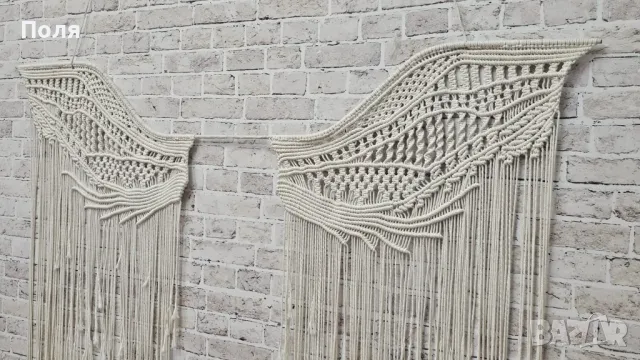 криле макраме 180см, снимка 2 - Декорация за дома - 47527671